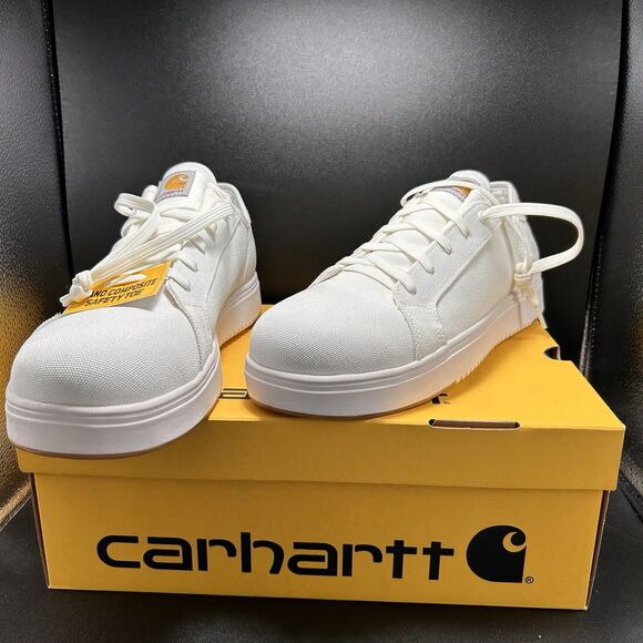 Carhartt Other - Carhartt Sneakers & Athletic Shoes Mens 10.5 White Detroit Nano Toe Canvas